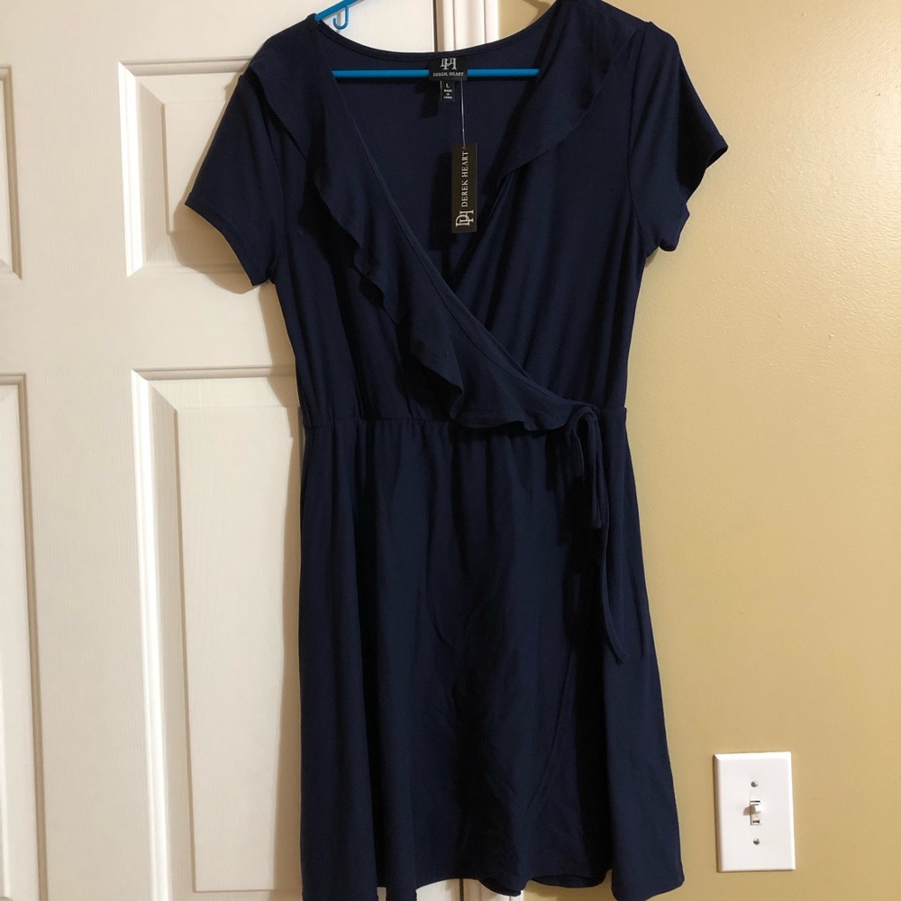 Navy blue dress